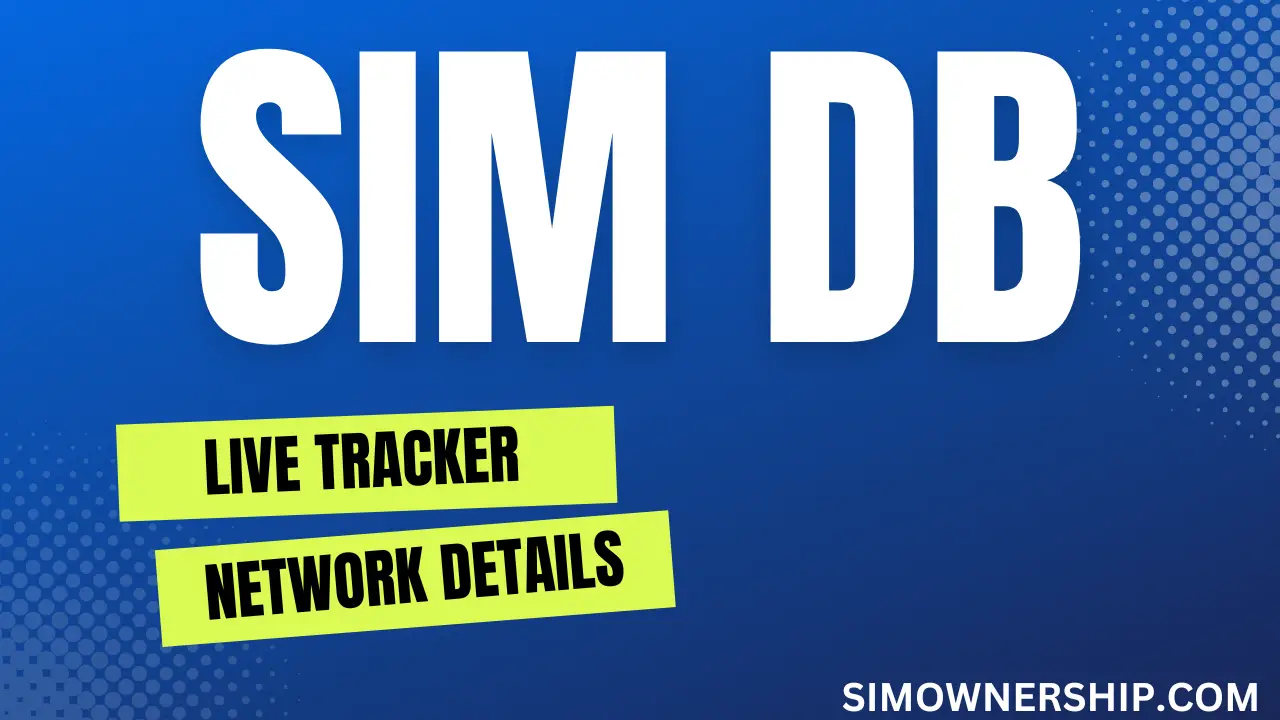 SIM Database Online | Live Tracker Network Details PakData