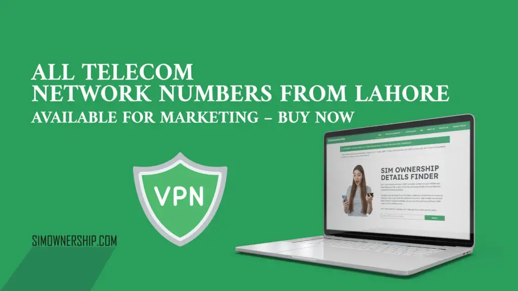 All Telecom Network Numbers from Lahore Available for Marketing – Buy Now