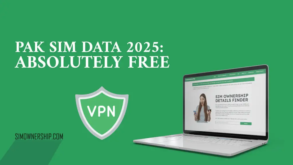 Pak SIM Data 2025 Absolutely Free